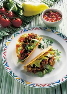 Tacos mit Fleischfuellung